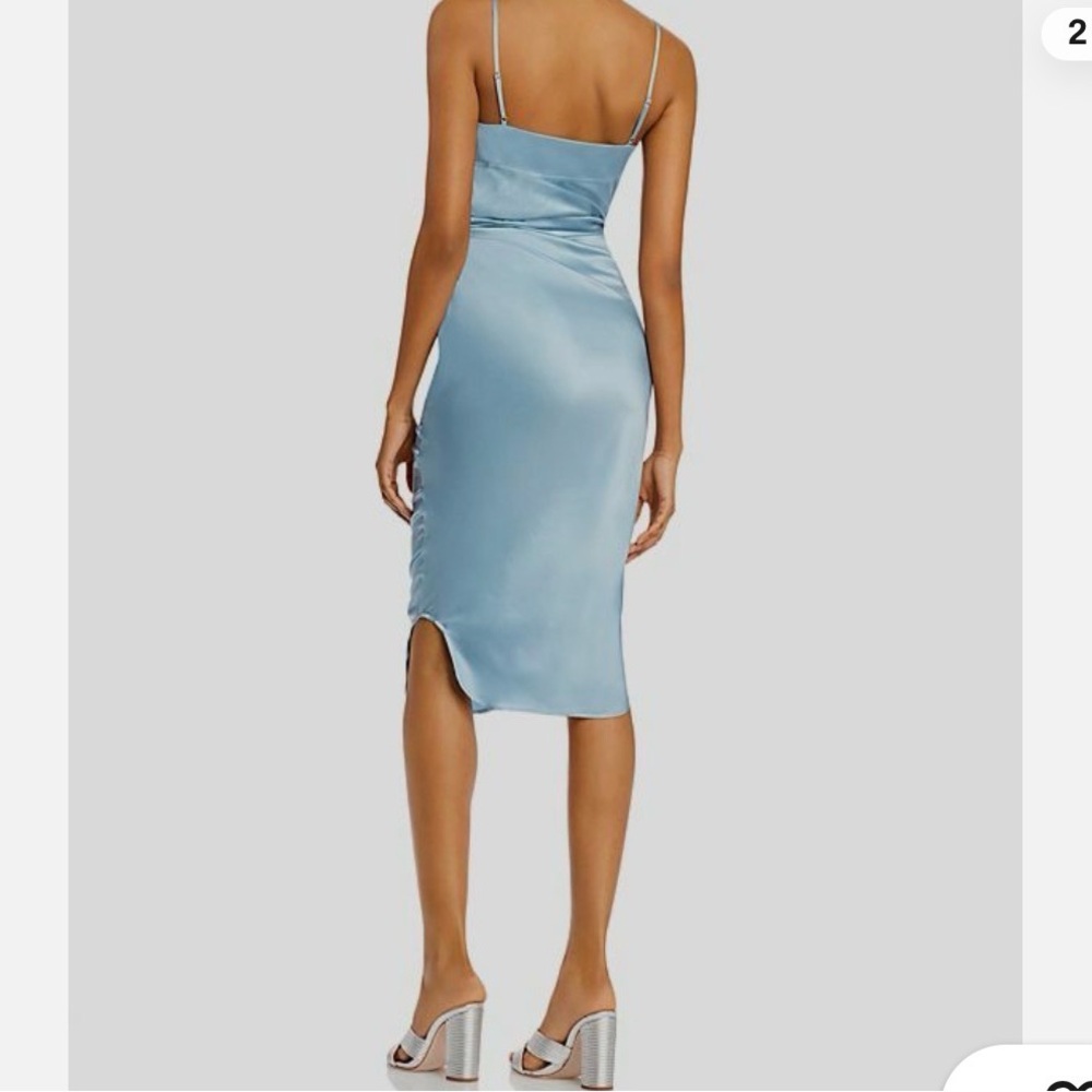 NWT Alexander Wang T Slip Midi Dress in Light Blue - Picture 3 of 5
